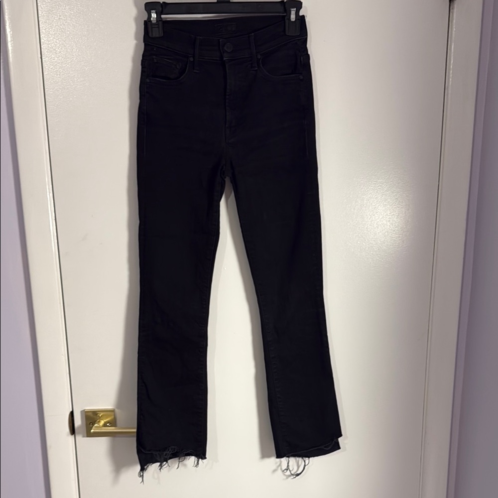 MOTHER JEANS BLACK - Popular style